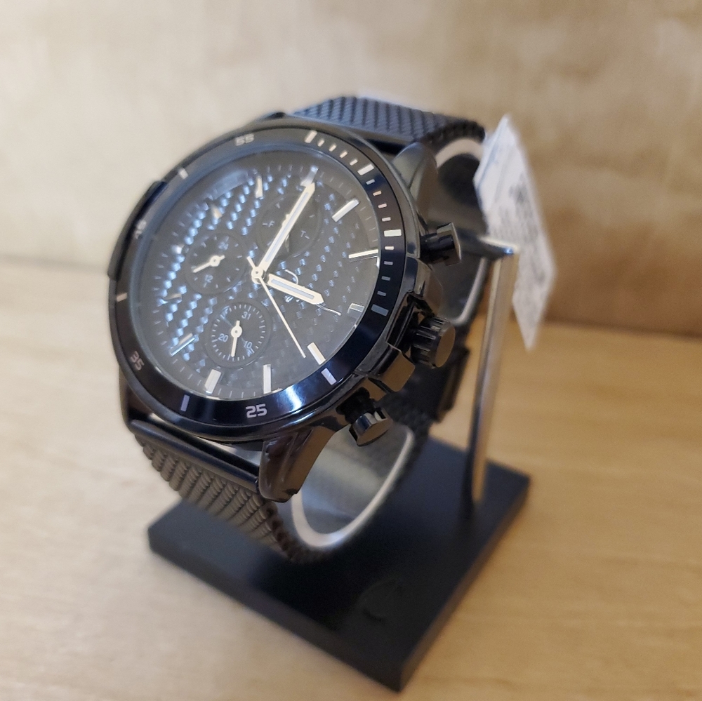 Marc Anthony Mesh Quartz Watch Mineral Crystal43mm